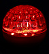 Декоративная лампа, Е27, 9 LED, 1Вт, Ø50мм, красная, Neon-Night
