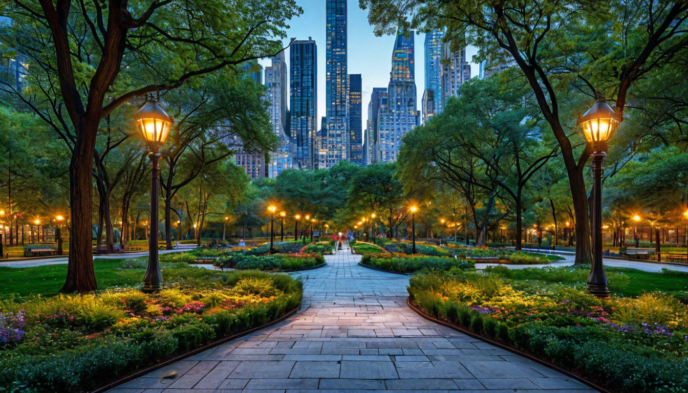 История освещения Центрального парка Нью-Йорка: эволюция и современные технологии