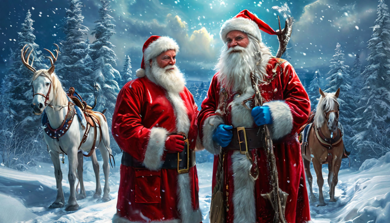 История появления Санта Клауса и Деда Мороза: от мифов до брендов
