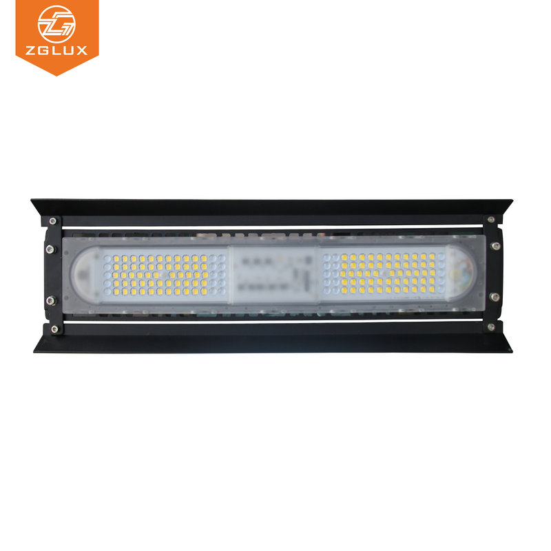 Линейный высокий пролетный светодиодный светильник для складов с высотой потолков от 10 до 18 метров