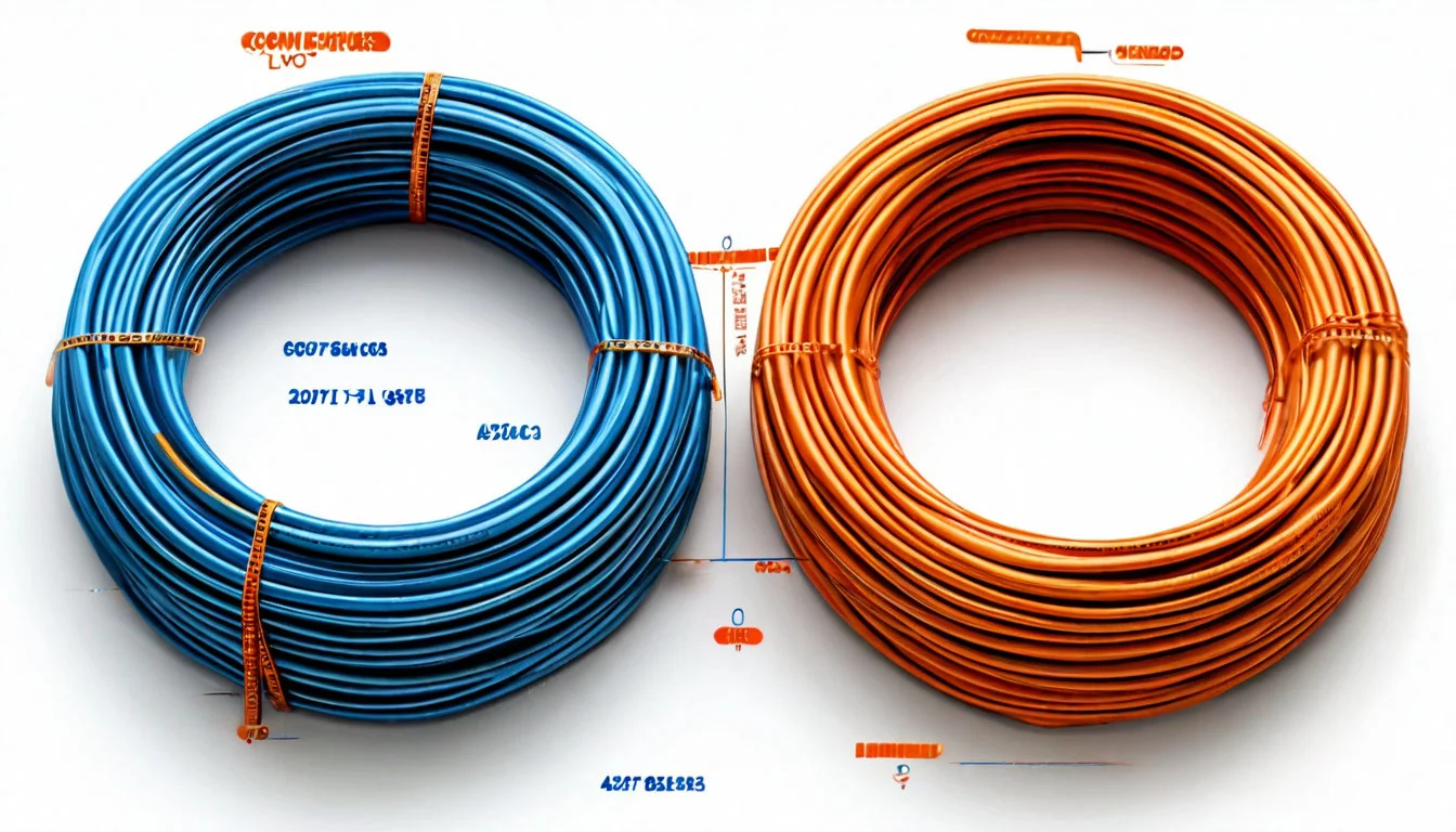 Таблица сечения кабеля по мощности и току для систем на 24В