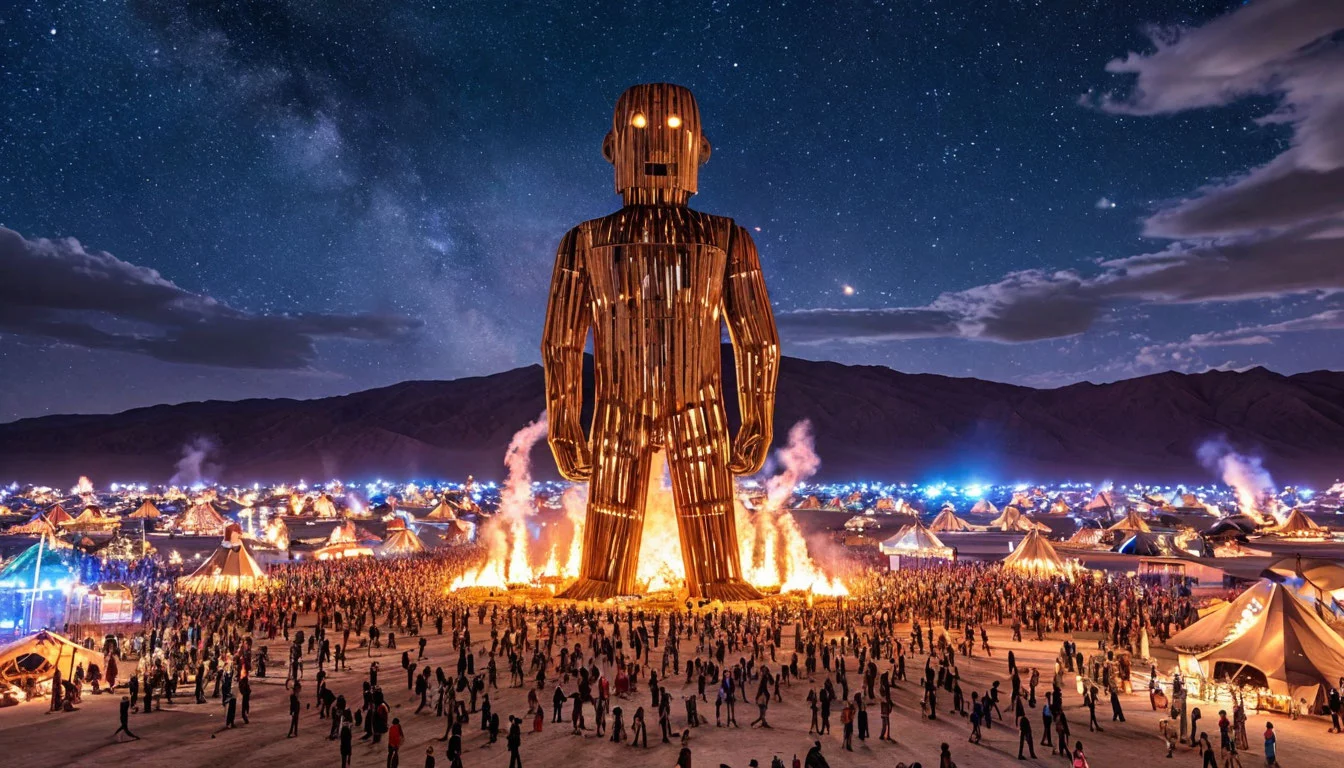 Бернинг Мен: фестиваль света, история и устройство легендарного фестиваля