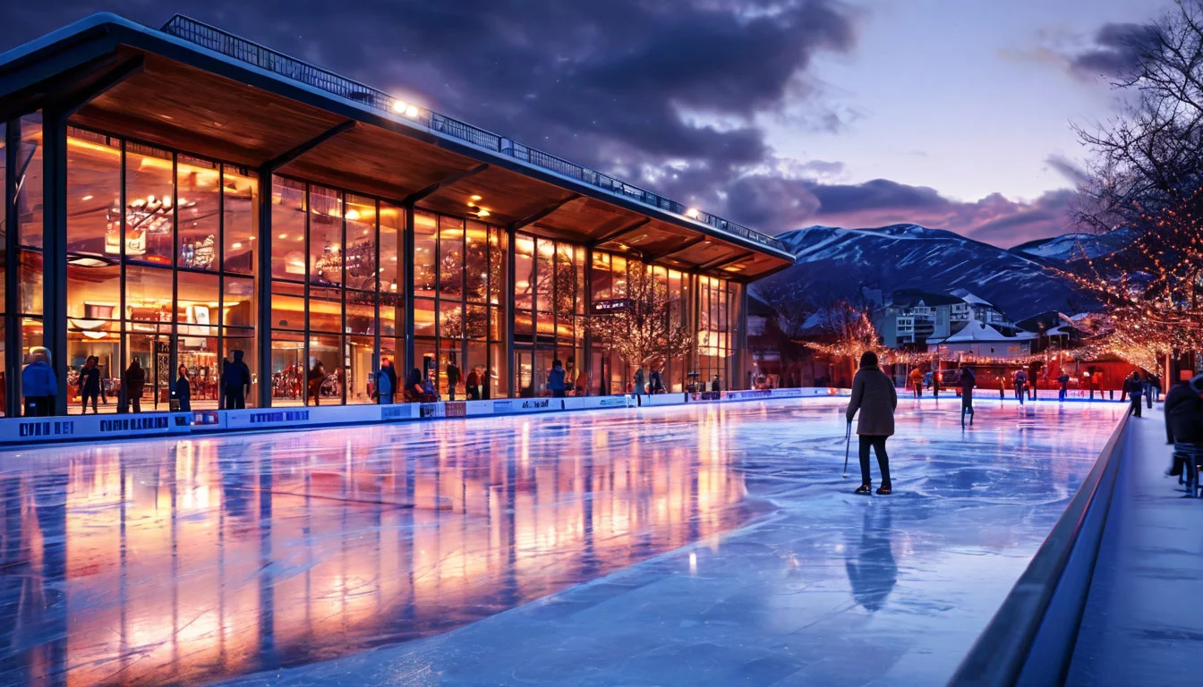 Как выбрать фасадные архитектурные светильники для вау-эффекта на ледовом катке