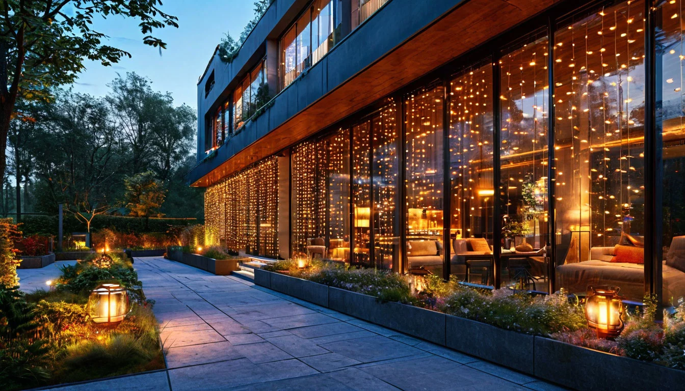 Лучшие способы применения светодиодной гирлянды-дождя в декоре и освещении