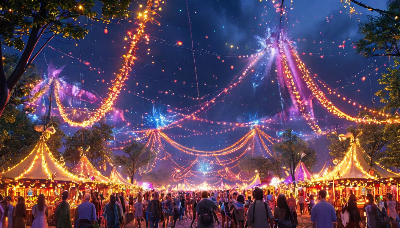 Современное освещение на фестивале сказа 2025: технологии и атмосфера Современное освещение на фестивале сказа 2025: технологии и атмосфера