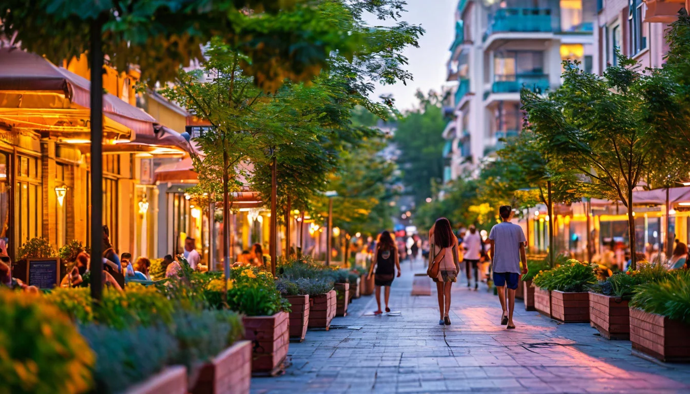 Цветовые решения в городском благоустройстве 2025: от локального колорита к глобальным трендам Цветовые решения в городском благоустройстве 2025: от локального колорита к глобальным трендам