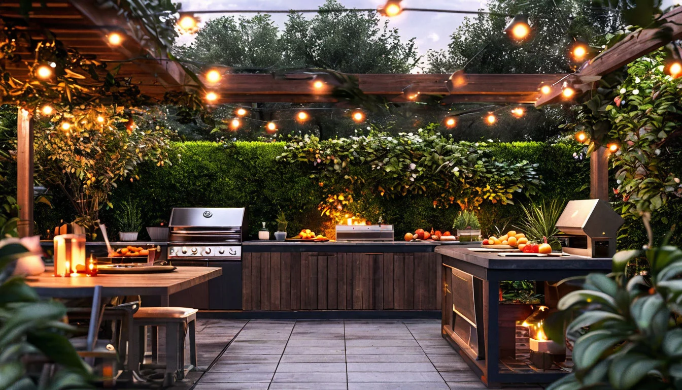 Освещение зоны барбекю: как создать идеальное пространство для отдыха и готовки