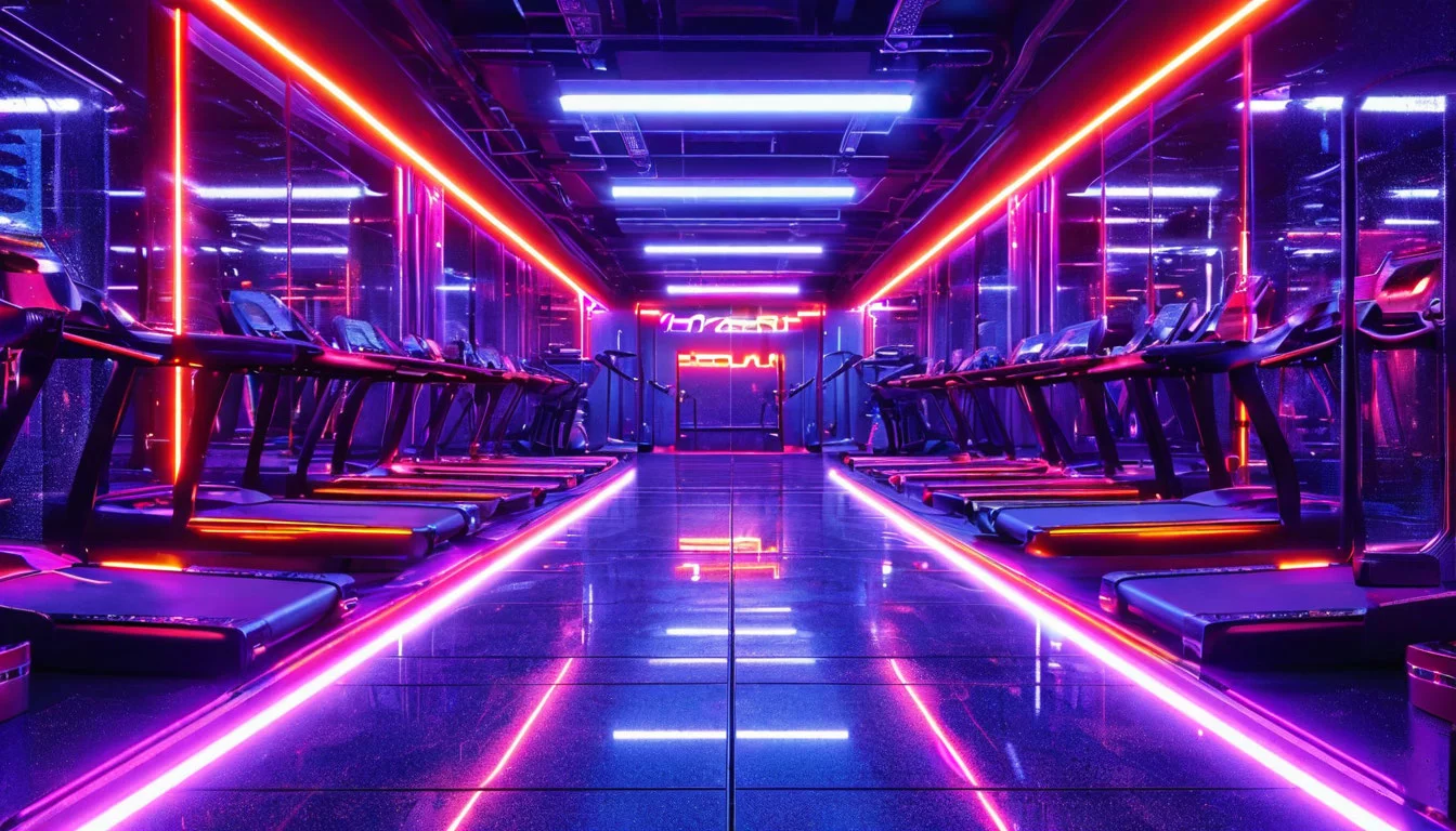 Декоративное неоновое освещение в спортивном зале: современные решения и тренды Декоративное неоновое освещение в спортивном зале: современные решения и тренды