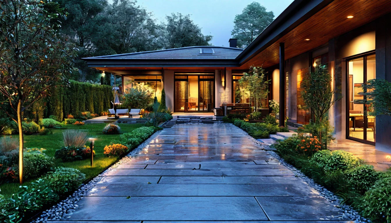 Уличное освещение частного дома: современные решения и мировой опыт