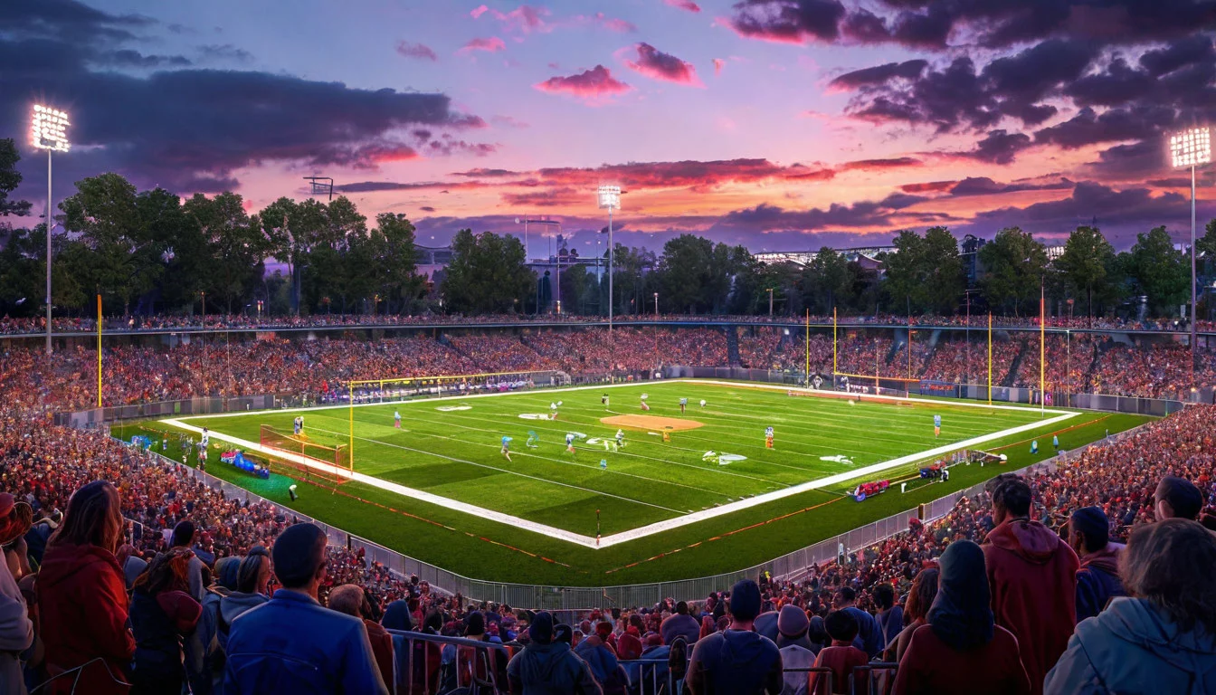 Как создать вау-эффект на спортивной площадке с помощью светодиодной бахромы