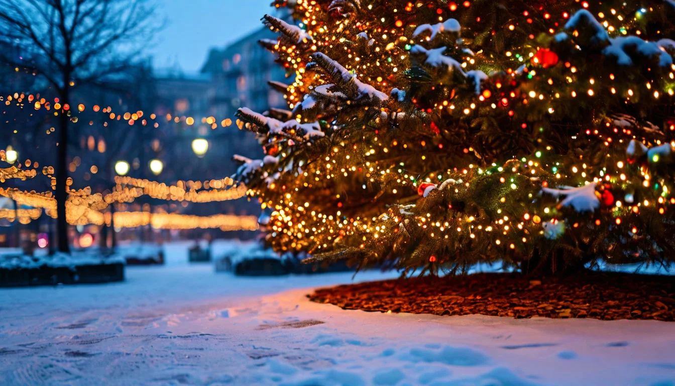 Как выбрать лучшие светодиодные гирлянды для уличной новогодней ели: сравнение X и Y