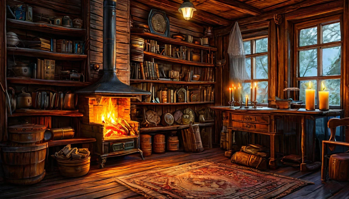 История освещения в русских избах: от лучины до лампочки Ильича