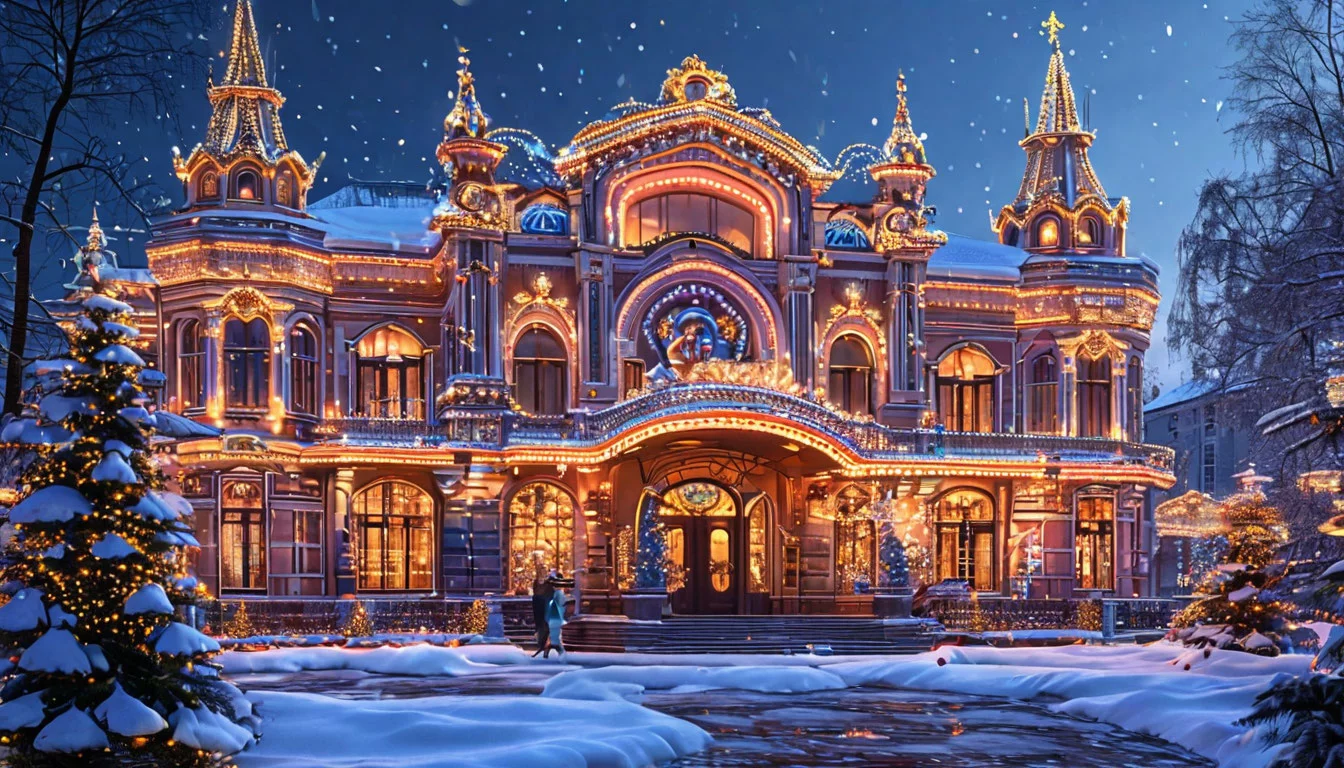 Новогоднее оформление домов культуры: современные российские тренды и идеи Новогоднее оформление домов культуры: современные российские тренды и идеи