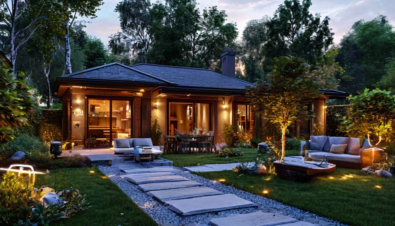 Современные подходы к проектированию освещения загородного участка