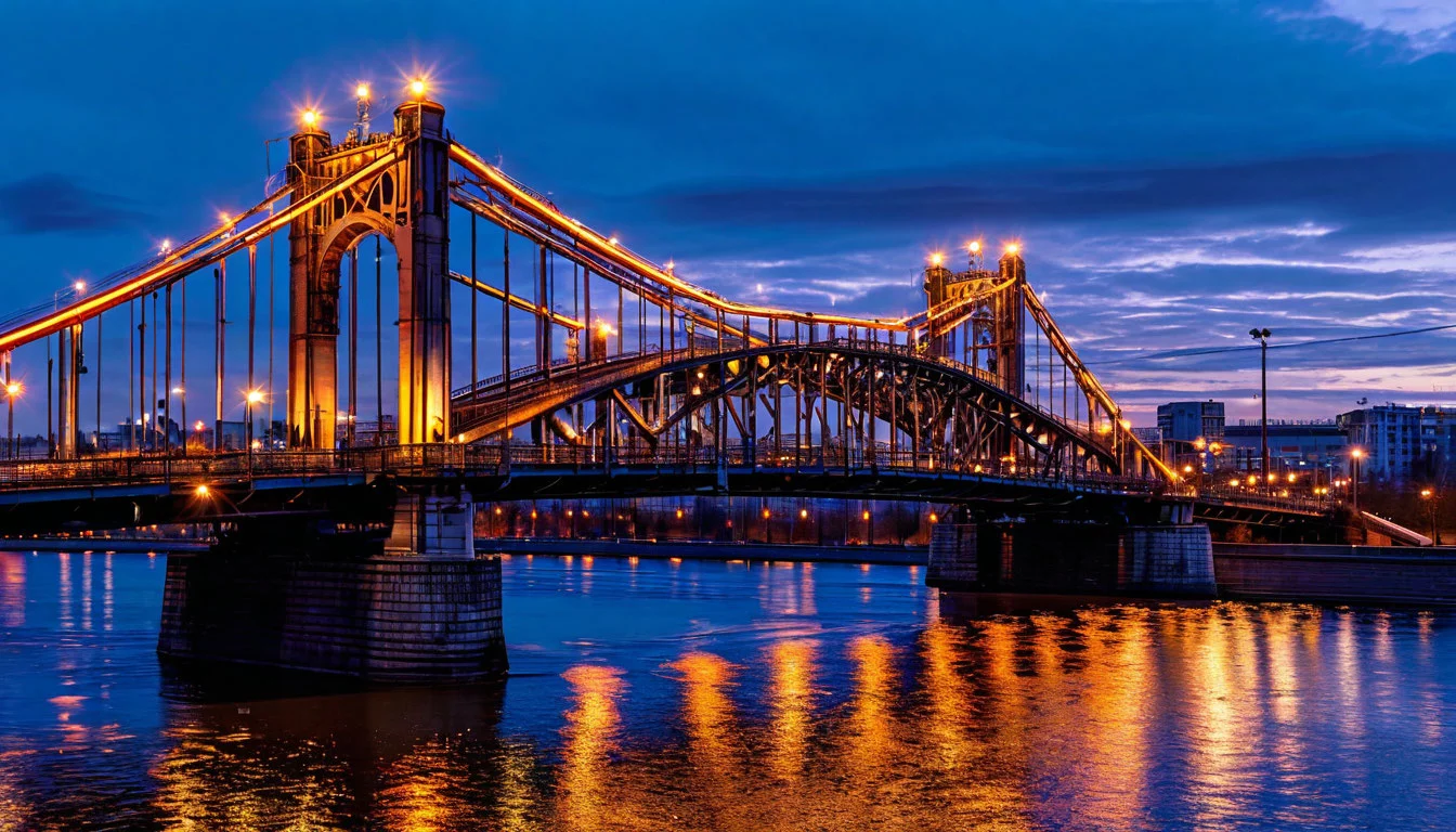 Освещение Крымского моста и Парка Горького: история, технологии и эволюция Освещение Крымского моста и Парка Горького: история, технологии и эволюция