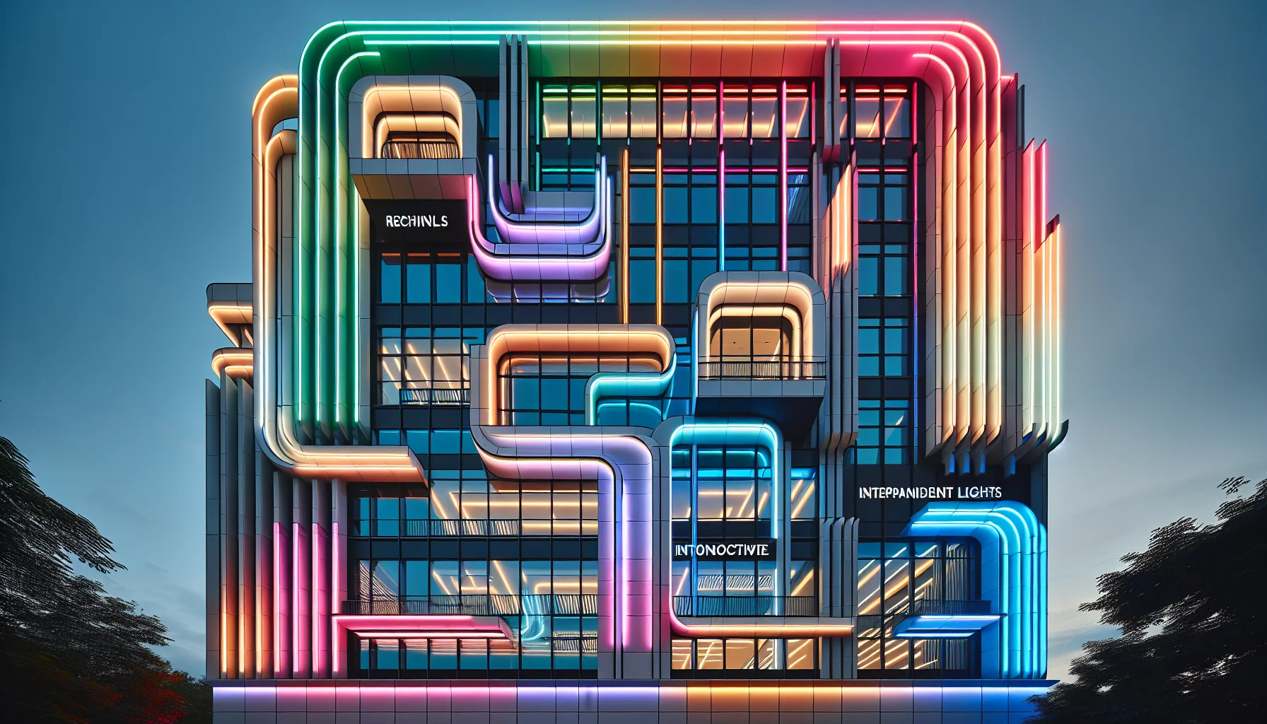 7 современных идей для LED-освещения фасадов зданий