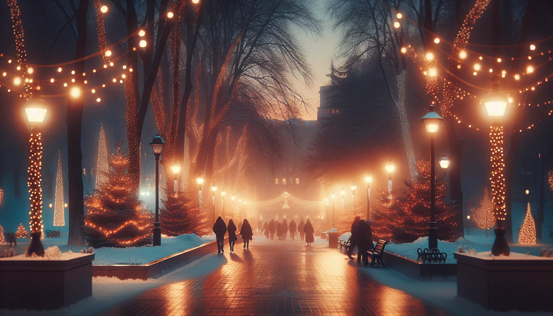 Новогоднее освещение: идеи с LED бахромой, дюралайтом и световыми занавесами