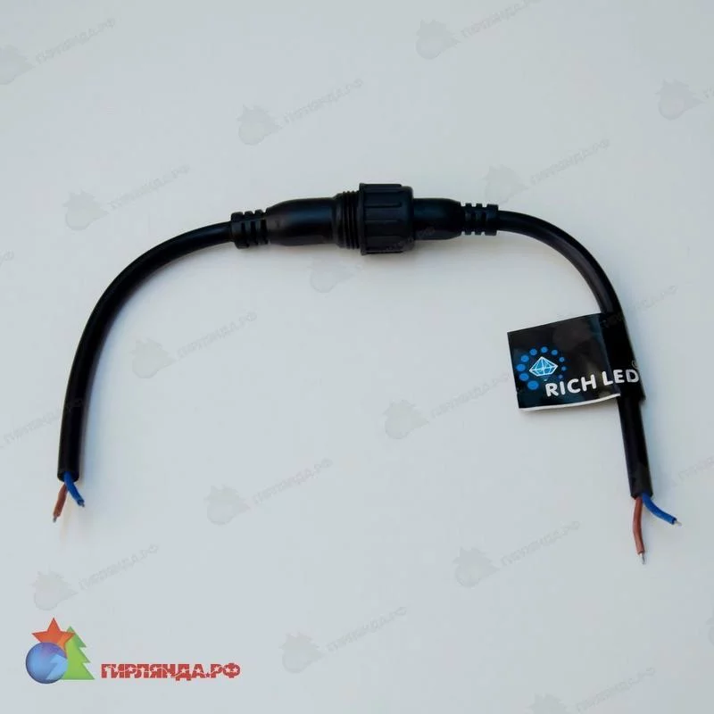 Коннектор для светодиодных гирлянд 2pin: конструкция, способ подключения, особенности монтажа и защиты от влаги