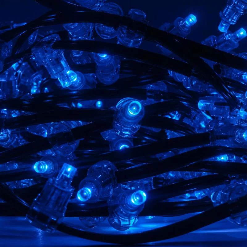 Низковольтная гирлянда Клип Лайт 12В с миниатюрными светодиодами для безопасного наружного применения в беседках