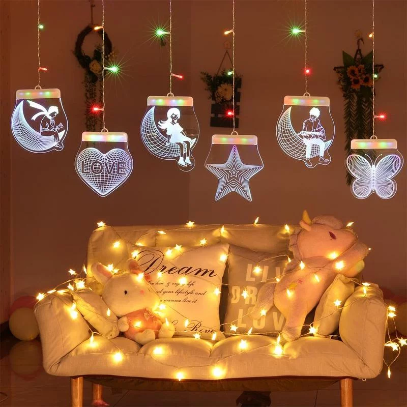 Светодиодные гирлянды с регулируемой яркостью и пультом управления для создания оптимального освещения фасада