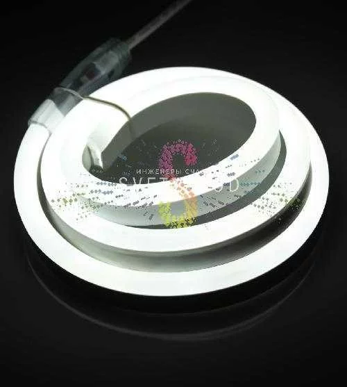 Светодиодный гибкий неон, белый, 8х18мм, 120SMD2835, 220В, IP65, 50м