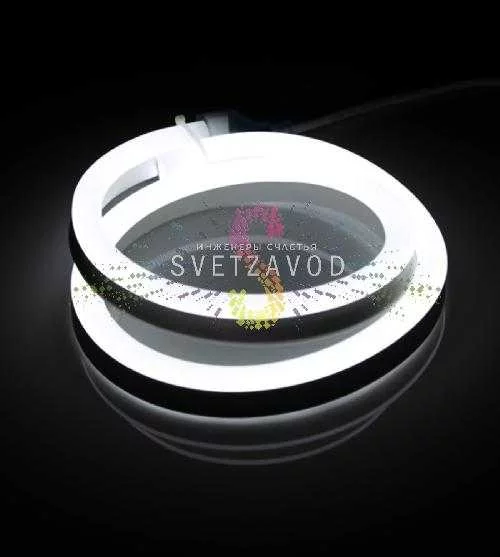 Светодиодный гибкий неон, белый, 12х25мм, 120SMD2835, 220В, IP65, 50м Светодиодный гибкий неон, белый, 12х25мм, 120SMD2835, 220В, IP65, 50м