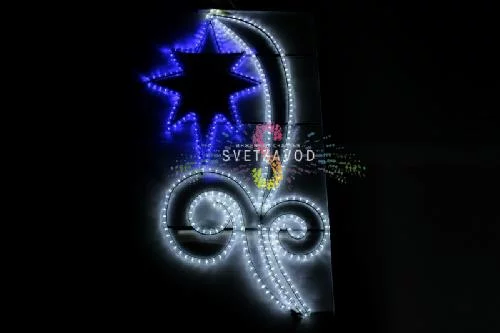 Светодиодная консоль "Альтаир", 150х82 см, белый, синий