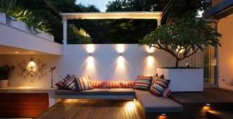 Идеи светового оформления летней веранды