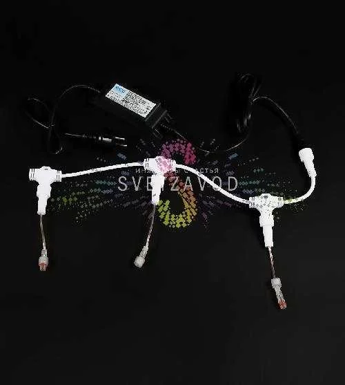 Соединительный шнур для 3 комплектов сосулек Соединительный шнур для 3 комплектов сосулек