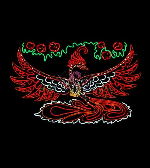 Светодиодное панно "Жар Птица" 230 см Светодиодное панно "Жар Птица" 230 см