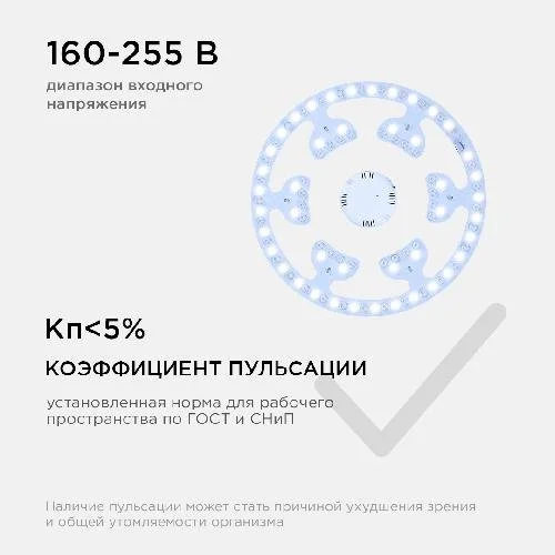 Модуль светодиодный со встроенным драйвером 80Вт, 230В/50Гц, 6800лм, DIM, 3000К-6500К, RGB, I