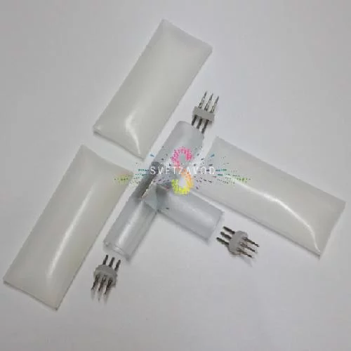 Коннектор cоединительный T-образный, для светодиодного дюралайта, 3W Ø 13мм