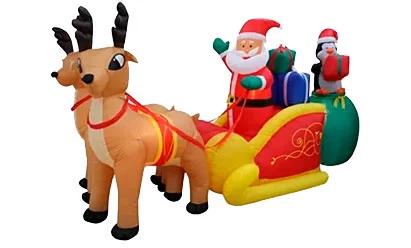 Надувные новогодние фигуры 3D