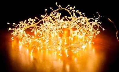 Гирлянда-роса, мишура