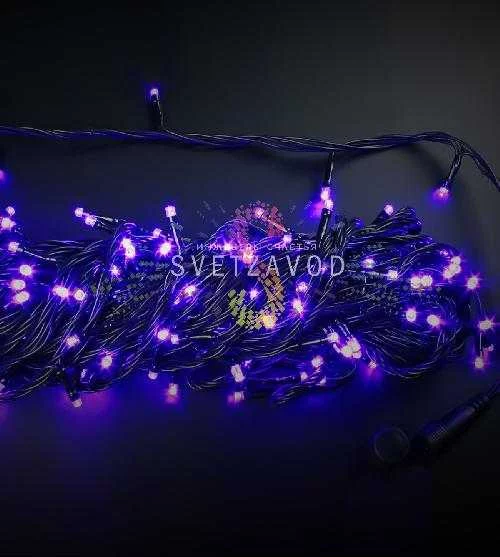 Гирлянда-нить Твинкл Лайт, 220В, чейзинг, фиолетовая, 20м, черный ПВХ, IP54, Rich Led Гирлянда-нить Твинкл Лайт, 220В, чейзинг, фиолетовая, 20м, черный ПВХ, IP54, Rich Led