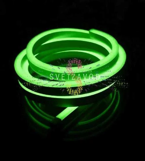 Светодиодный гибкий неон, зеленый, 8х16мм, 120SMD2835, 220В, IP65, 50м, Rich Led