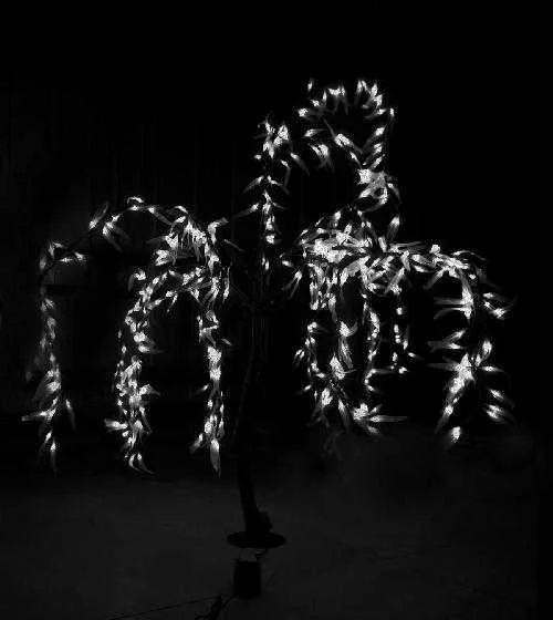 Светодиодное дерево Ива плакучая, 1,5 м, Ø0,6 м, 480 LED, белое