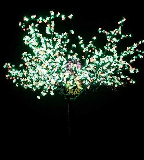 Светодиодное дерево Сакура, 2,5 м, Ø2 м, мульти, 24B, 1728LED, IP54