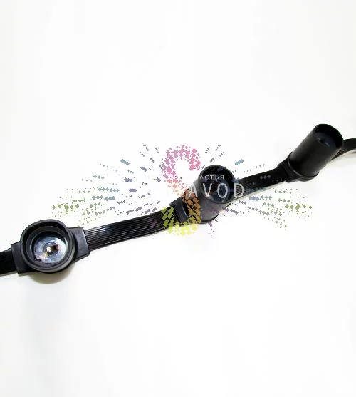 Белт лайт 5W, 220/24В, шаг 15см, E27, черный, чейзинг, 50м, влагозащищенный Белт лайт 5W, 220/24В, шаг 15см, E27, черный, чейзинг, 50м, влагозащищенный