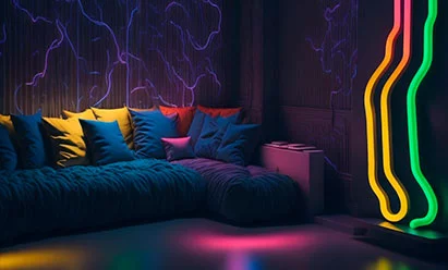 Неон 16х16 мм 220В