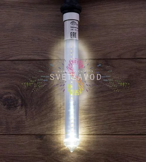 Тающая сосулька для Белт лайта, белая, 30cм, двусторонняя, 220В, 48 LED, Е27, IP65, Neon-Night