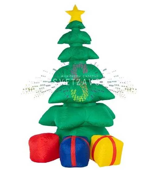 Надувная фигура 3D Подарки под елкой, 240 см, 12В, с компрессором и адаптером, Neon-Night