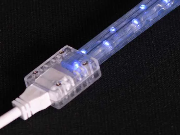 Подключение круглого и плоского дюралайта Сборка вилки