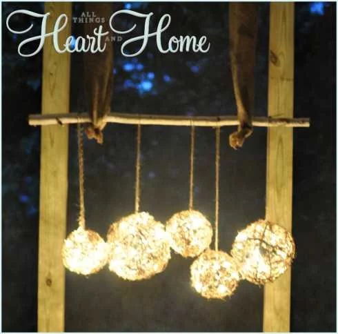 Простой уличный светильник своими руками Материалы для создания люстры