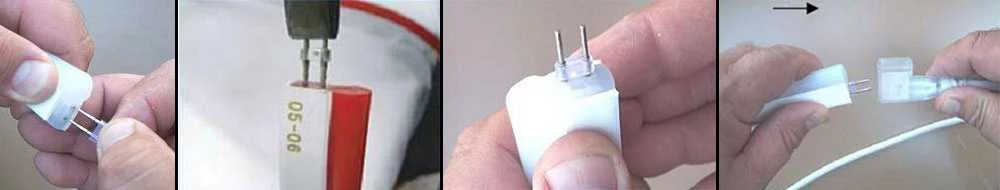 Как правильно подключить и монтировать гибкий неон Соединение коннектора с неоном