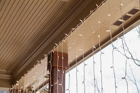 Продолжение монтажа гирлянды