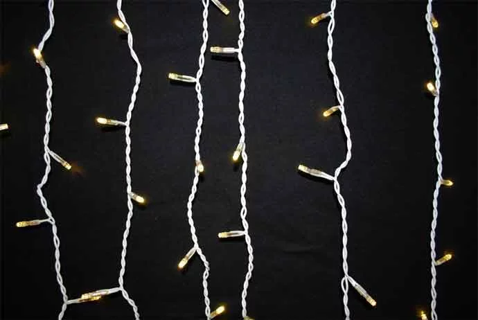 Светодиодный занавес Светодиодный занавес в интерьере кафе