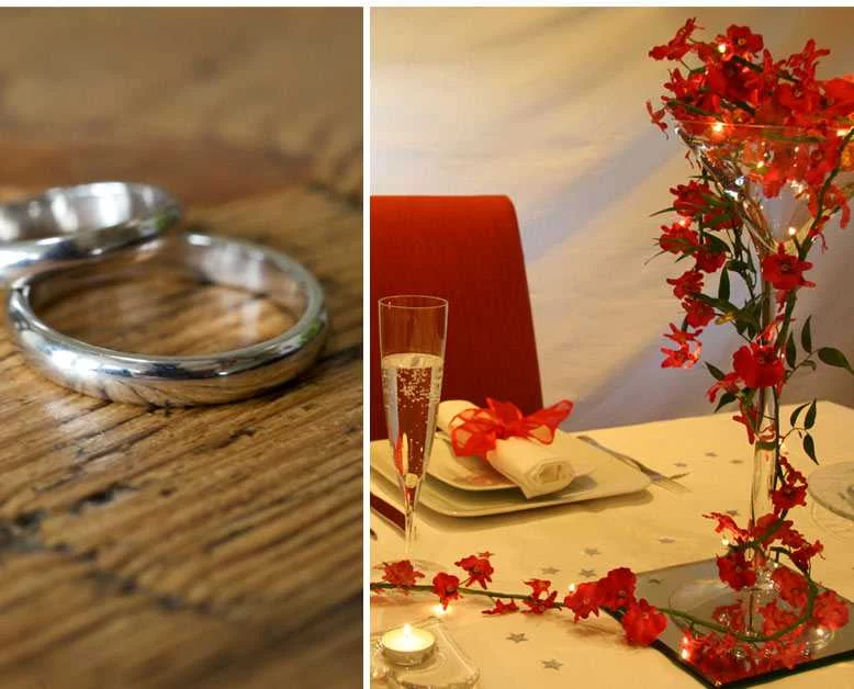 Огни свадебного стола Огни свадебного стола