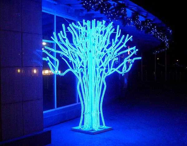 Оформление дюралайтом