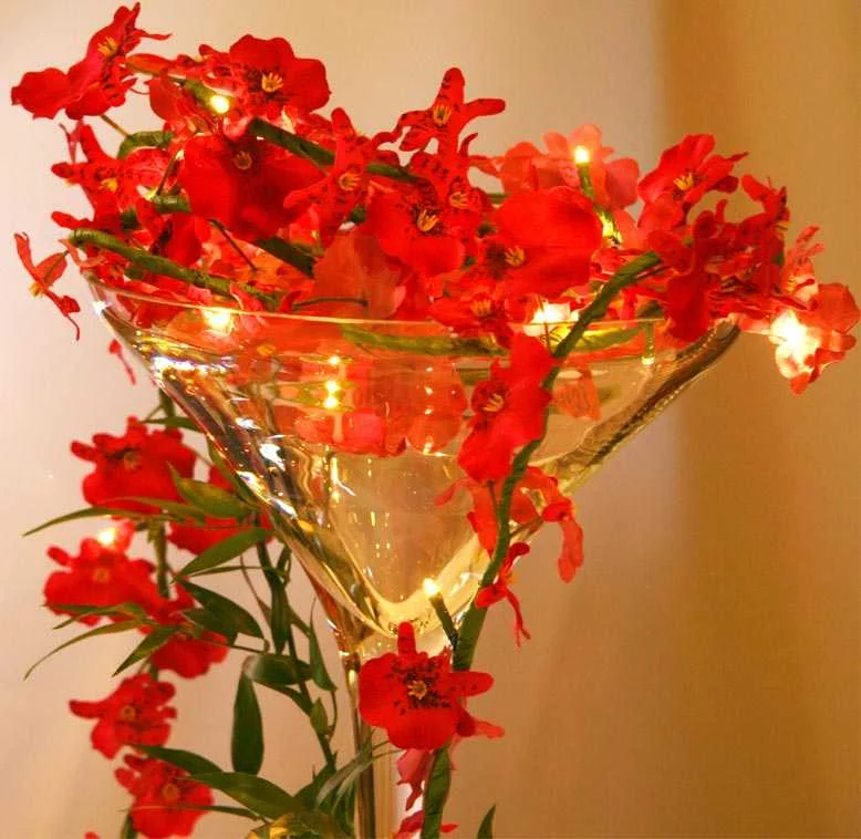 Огни свадебного стола Огни свадебного стола